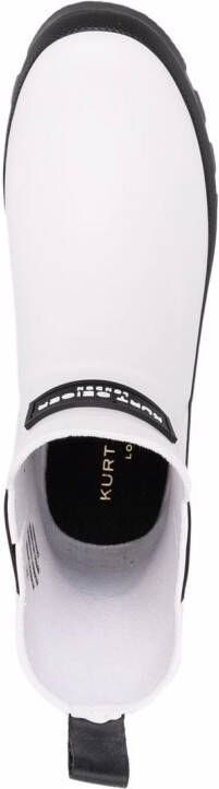 Kurt Geiger London Sleet tweekleurige laarzen Wit