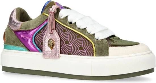 Kurt Geiger London Southbank Tag sneakers met vlakken Groen