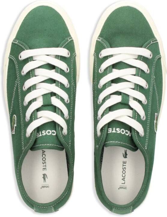Lacoste Backcourt sneakers met logopatch Groen