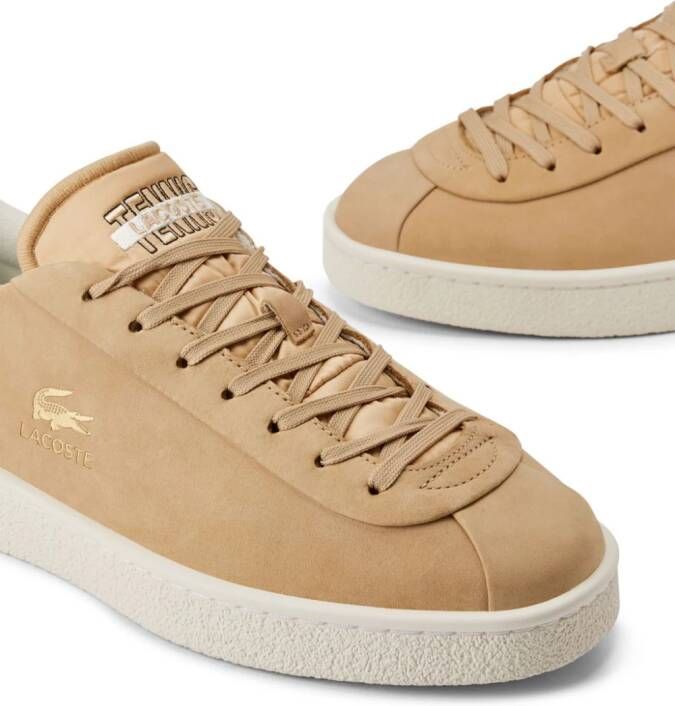 Lacoste Baseshot leren sneakers Beige