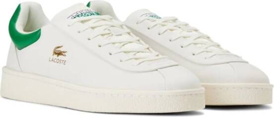 Lacoste Baseshot leren sneakers Wit