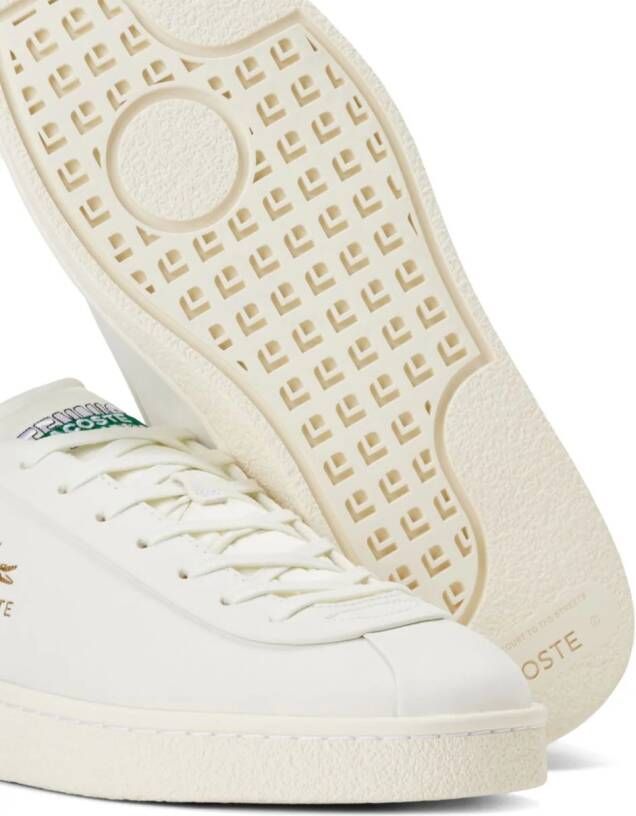 Lacoste Baseshot leren sneakers Wit