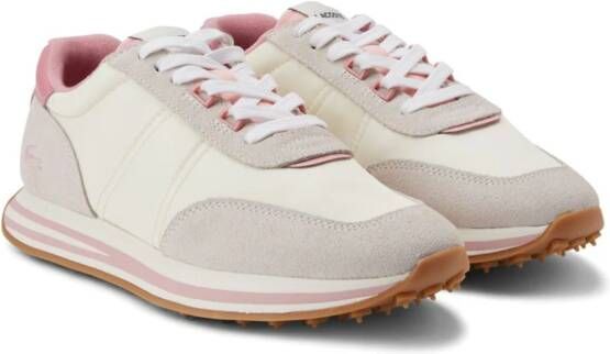 Lacoste L-Spin sneakers met vlakken Beige