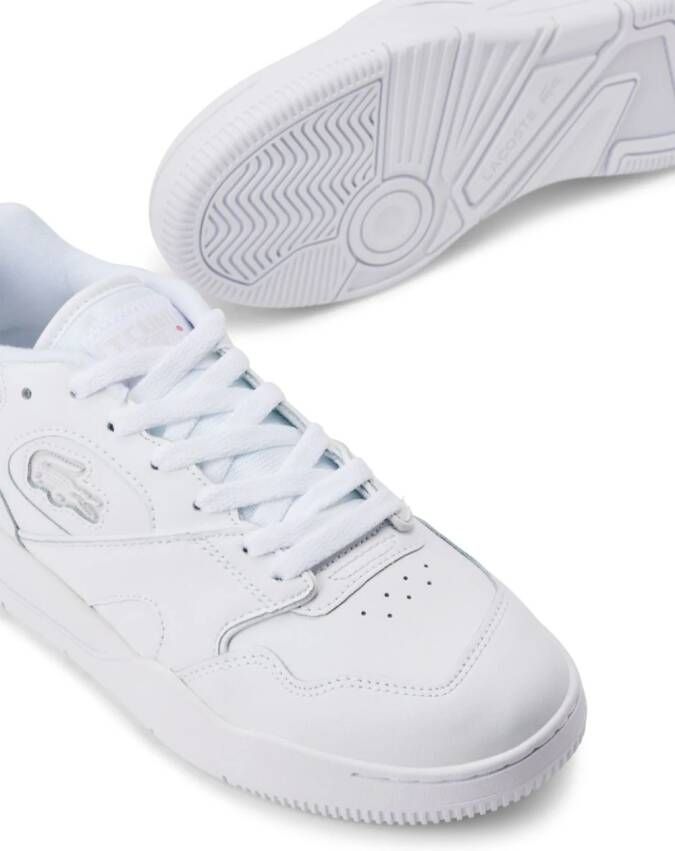 Lacoste Lineshot leren sneakers Wit