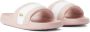 Lacoste Slippers met logo-applicatie en streep Roze - Thumbnail 2