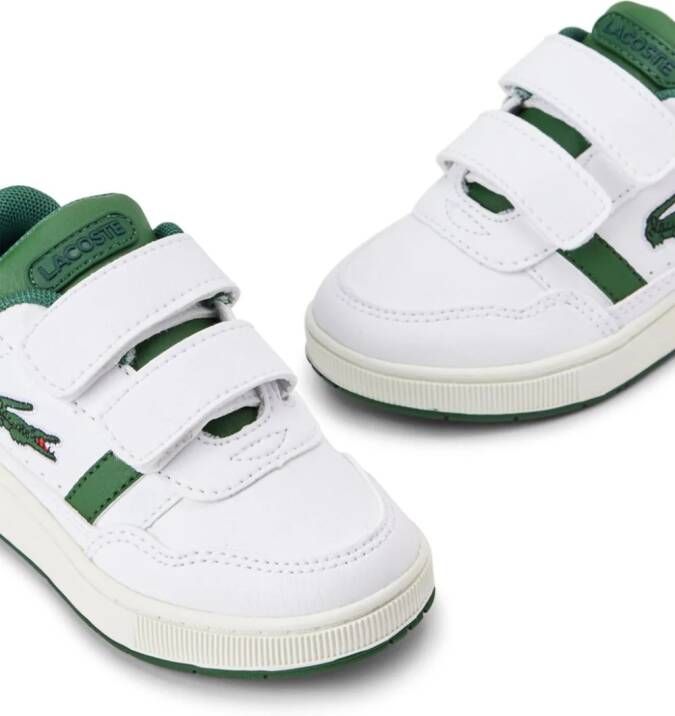 Lacoste Sneakers met klittenband en logopatch Wit