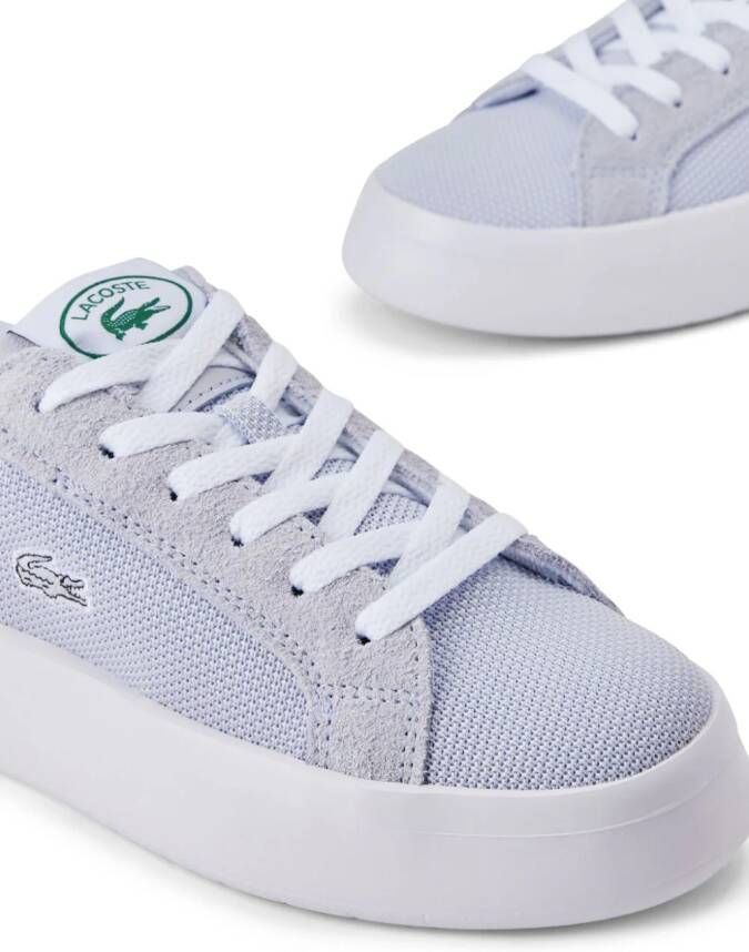 Lacoste Sneakers met geborduurd logo Blauw