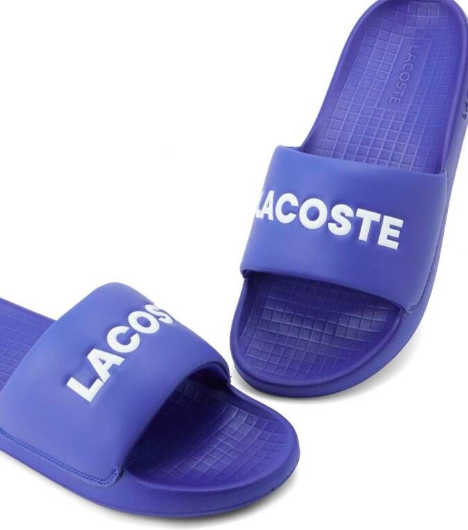 Lacoste Serve 1.0 slippers Blauw