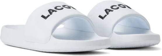 Lacoste Serve 1.0 slippers Wit