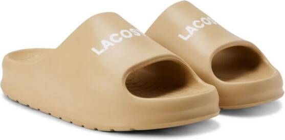 Lacoste Serve 2.0 badslippers Beige