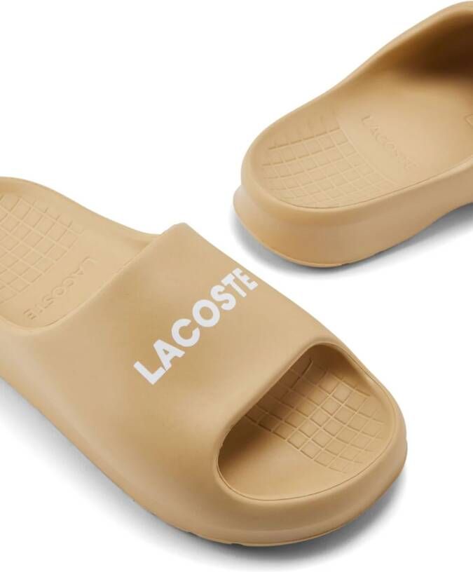 Lacoste Serve 2.0 badslippers Beige