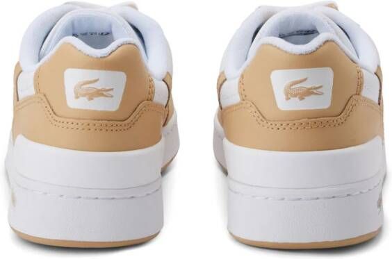 Lacoste T-Clip leren sneakers Wit