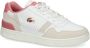 Lacoste T-Clip leren sneakers Wit - Thumbnail 2