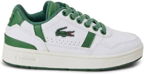 Lacoste T-Clip fluwelen sneakers Wit