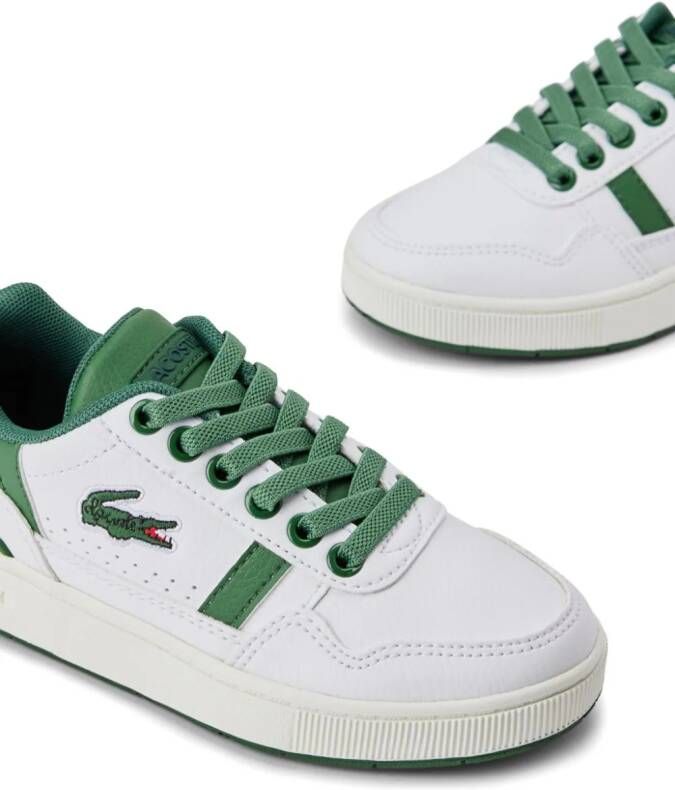 Lacoste T-Clip fluwelen sneakers Wit