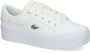 Lacoste Ziane sneakers met plateauzool Wit - Thumbnail 2