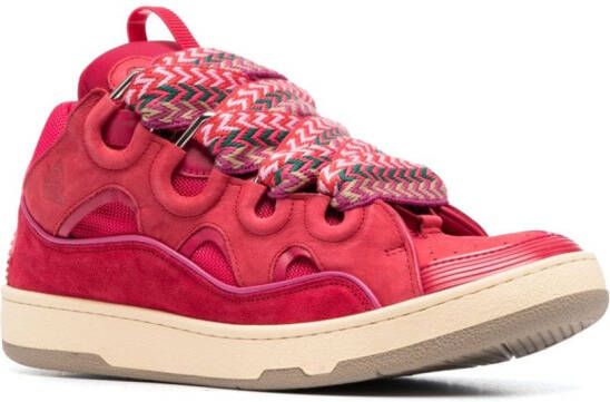 Lanvin Curb chunky sneakers Rood