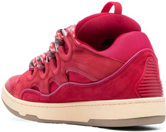 Lanvin Curb chunky sneakers Rood