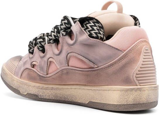 Lanvin Curb chunky sneakers Roze