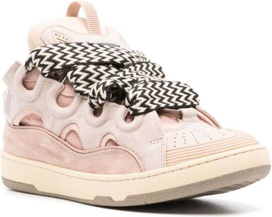 Lanvin Curb chunky sneakers Roze