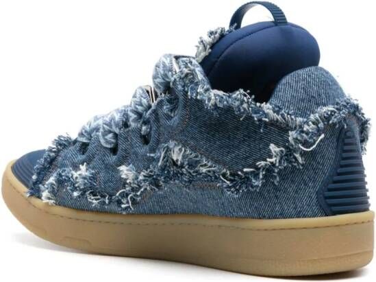 Lanvin Curb denim sneakers Blauw