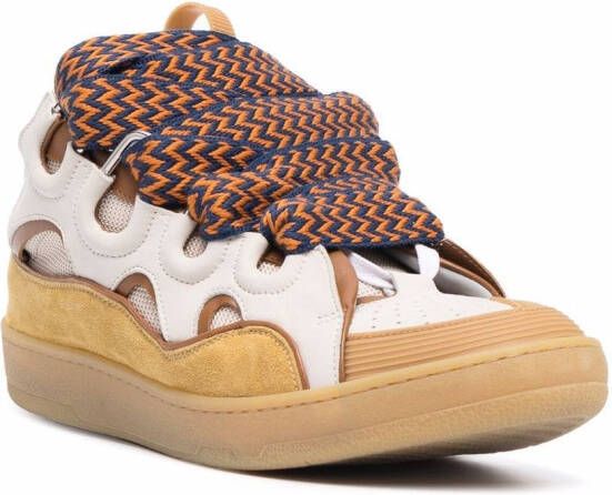 Lanvin Curb low-top sneakers Beige