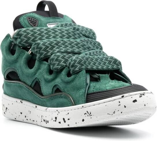 Lanvin Curb low-top sneakers Groen