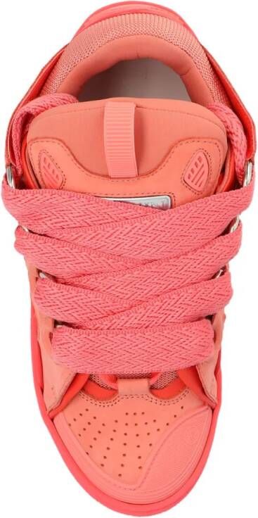 Lanvin Curb sneakers met vlakken Roze
