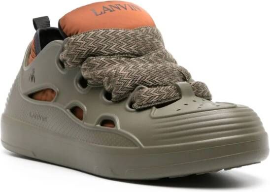 Lanvin Curb sneakers met verwisselbare voering Groen