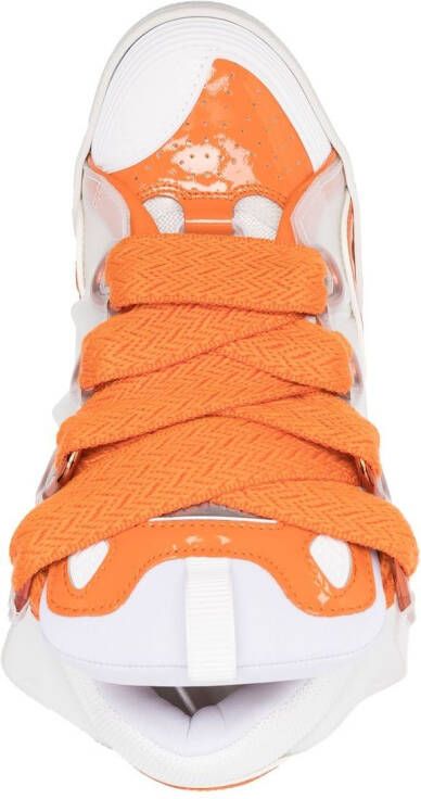 Lanvin Curb sneakers met vlakken Wit