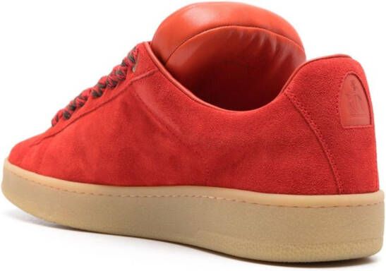 Lanvin x Future Hyper Curb suède sneakers Rood