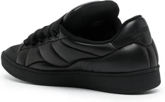 Lanvin Curb XL leren sneakers Zwart