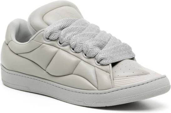 Lanvin Curb XL leren sneakers Grijs