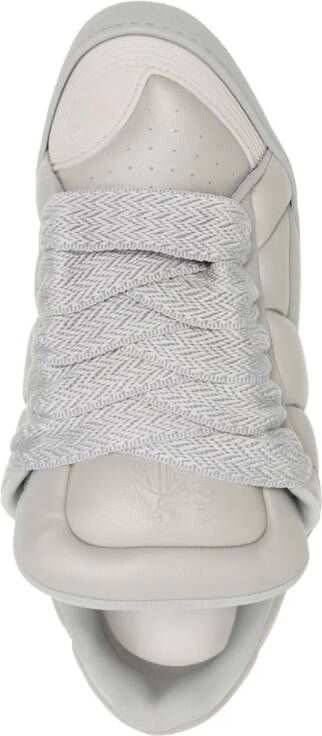 Lanvin Curb XL leren sneakers Grijs