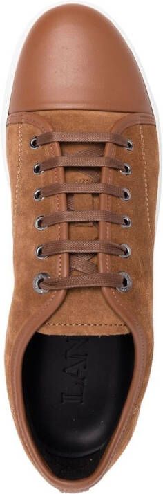 Lanvin DBB1 suède sneakers Bruin