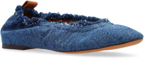 Lanvin Denim ballerina's Blauw