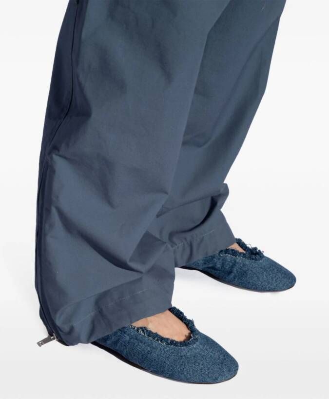 Lanvin Denim ballerina's Blauw