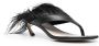 Lanvin Feather Swing 65 leren sandalen Zwart - Thumbnail 2