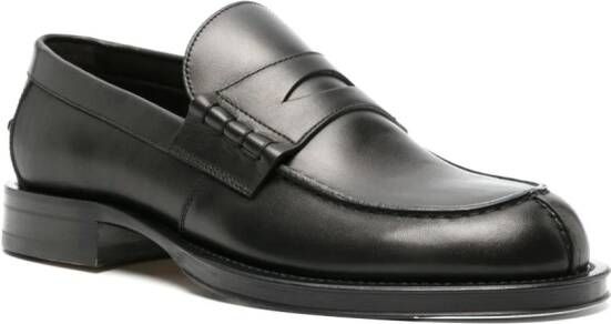 Lanvin Leren loafers Zwart