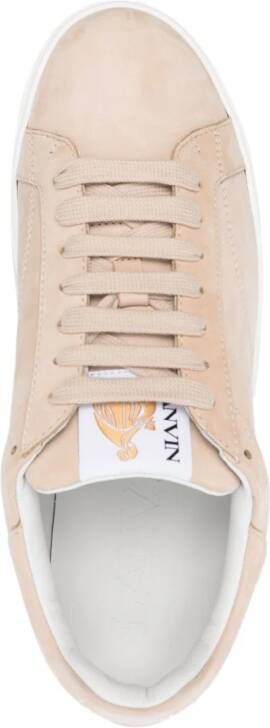 Lanvin Leren sneakers Beige