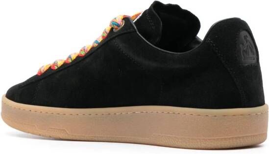 Lanvin Lite Curb suède sneakers Zwart