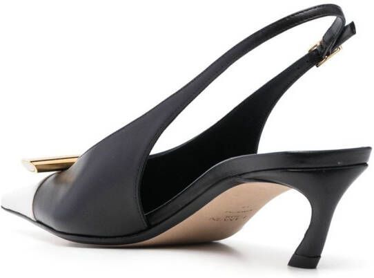 Lanvin Rita leren slingback pumps Zwart