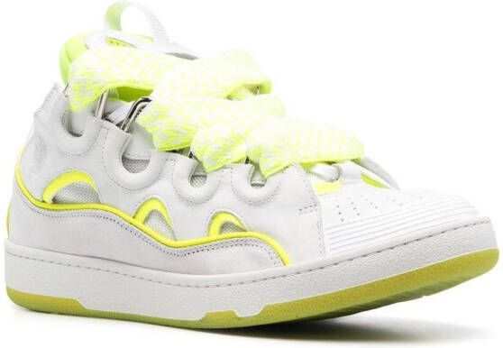 Lanvin Sneakers met ronde neus Wit
