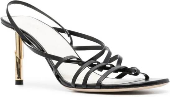 Lanvin Sequence leren sandalen Zwart