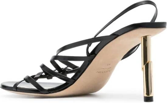 Lanvin Sequence leren sandalen Zwart