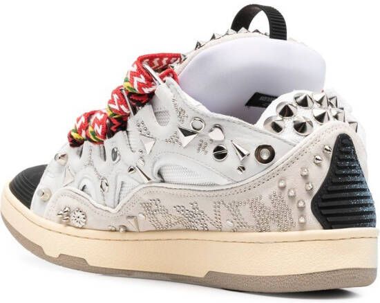 Lanvin Sneakers met graffiti-print Grijs