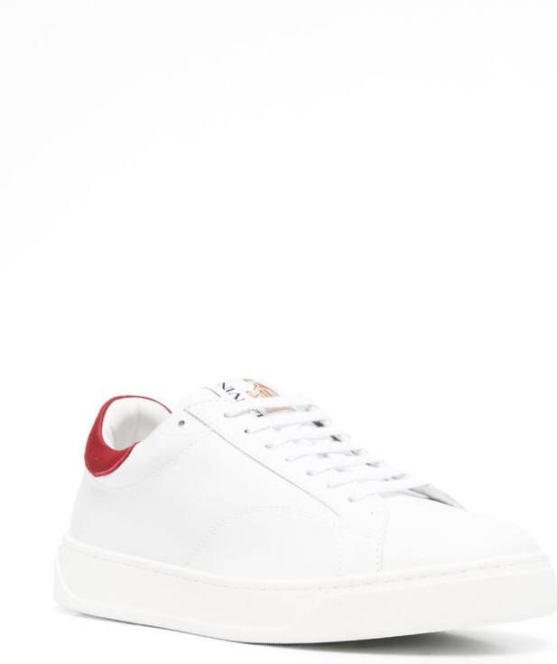 Lanvin Sneakers met logopatch Wit