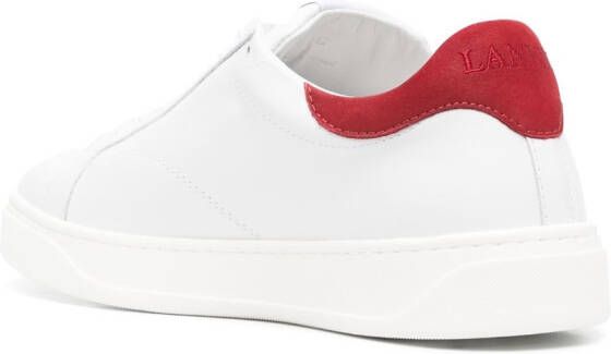 Lanvin Sneakers met logopatch Wit