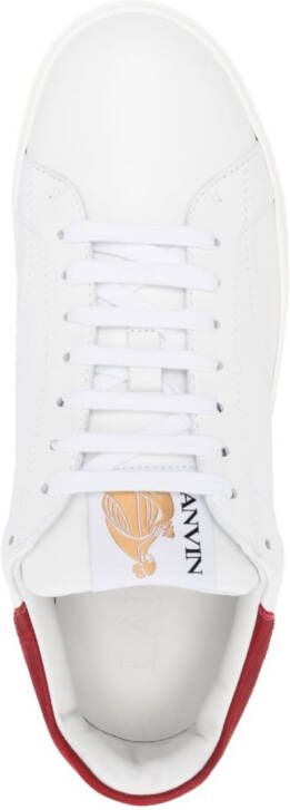 Lanvin Sneakers met logopatch Wit