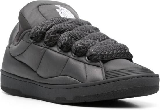 Lanvin Sneakers met logopatch Zwart